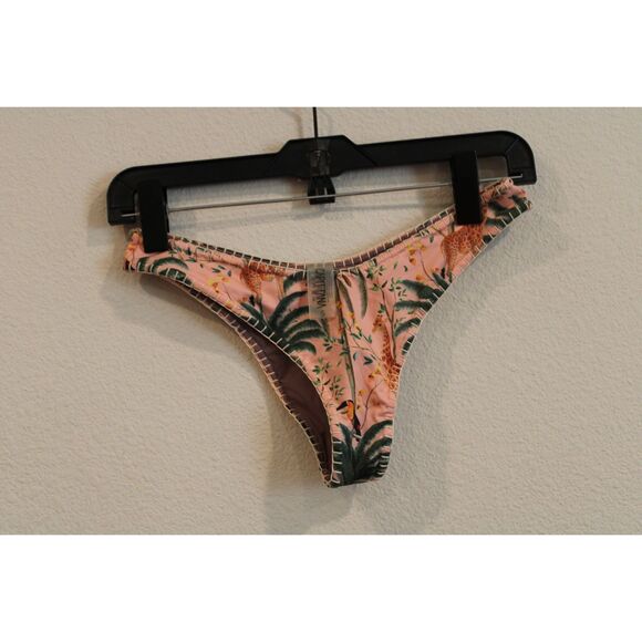 Other - Capittana size small womens bikini bottoms pink tropical print giraffe
